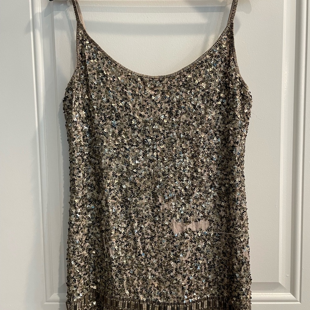 All Saints Devo Mini Sequence Dress